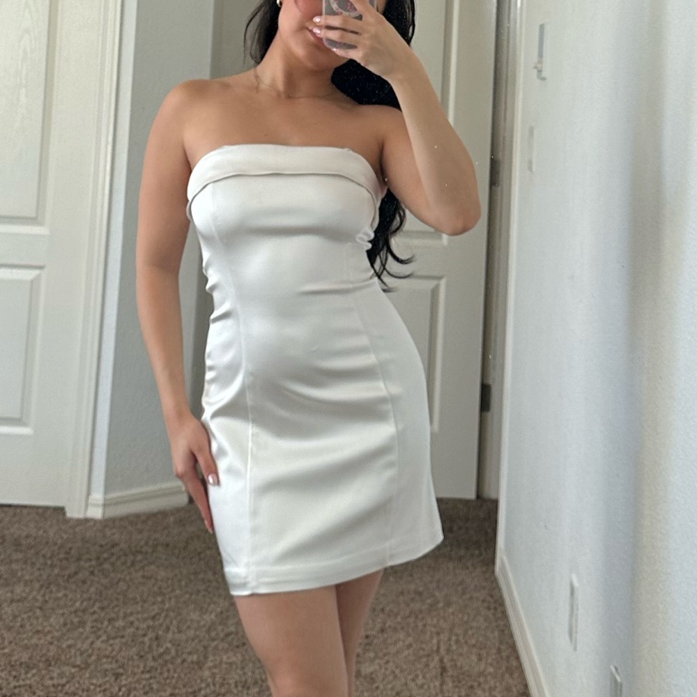Satin Tube Dress